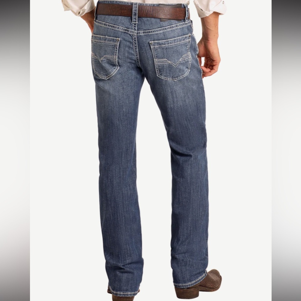 ROCK&ROLL DENIM REGULAR FIT STRAIGHT LEG JEANS